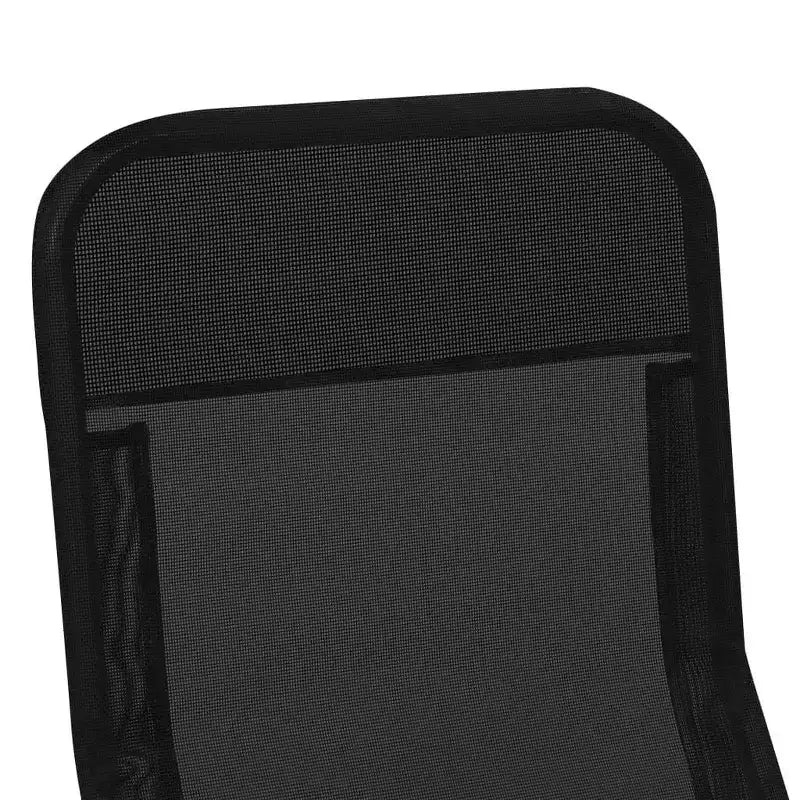 vidaXL Chaise longue (x2) en acier thermolaqué et textilène Standard