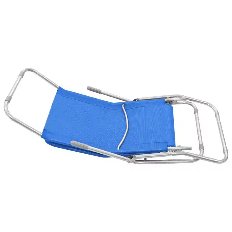 vidaXL Chaise longue (x2) en acier thermolaqué et textilène Standard