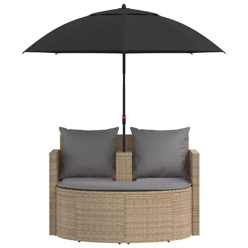 vidaXL Salon de jardin avec coussins 8 pcs Résine tressée beige et gris clair