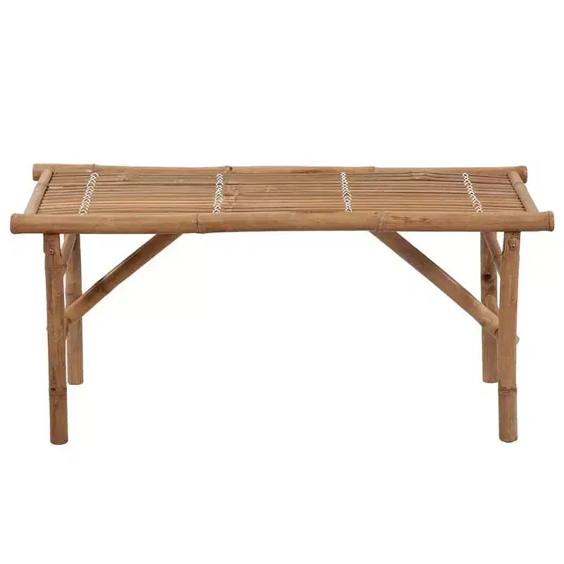 vidaXL Banc de jardin bambou 118 cm pliable rectangulaire