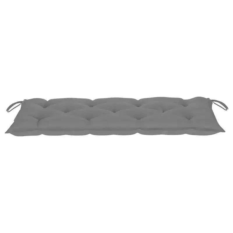 vidaXL Banc de jardin Bambou Cadre en bambou et coussin en polyester 118 cm