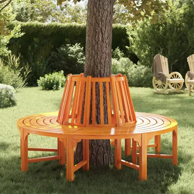 vidaXL Banc de jardin Marron (couleur bois) Bois dur tropical d'eucalyptus