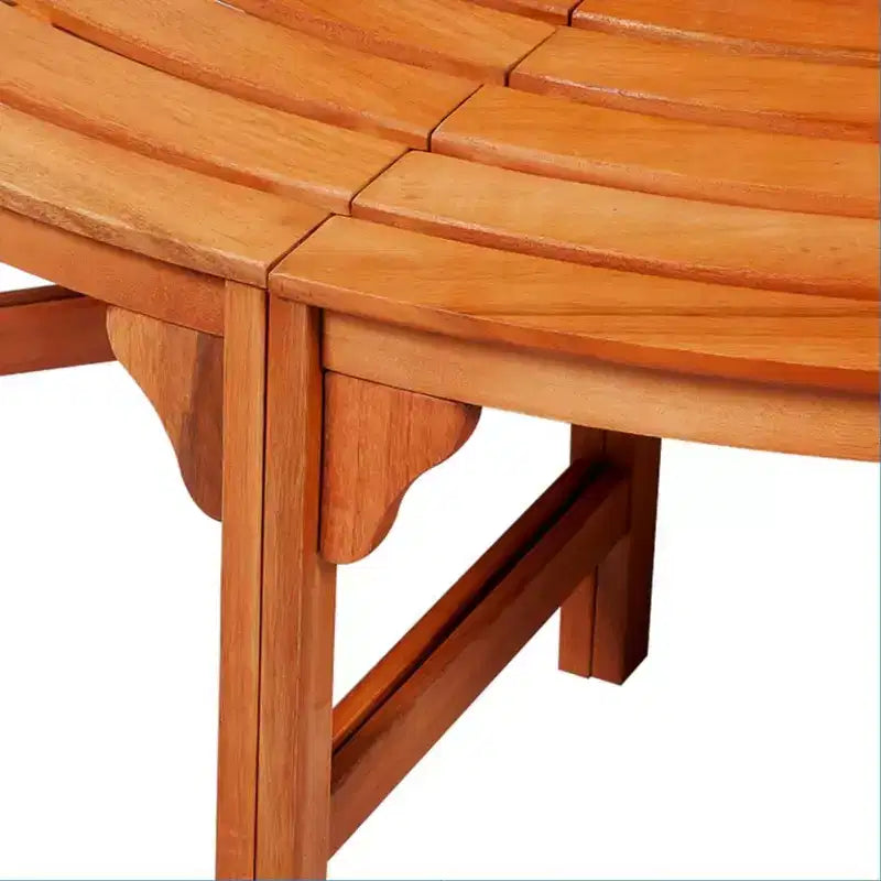 vidaXL Banc de jardin Marron (couleur bois) Bois dur tropical d'eucalyptus