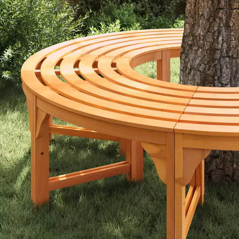 vidaXL Banc d'arbre 2 pcs Naturel 160 x 80 x 45 cm Bois d'eucalyptus massif