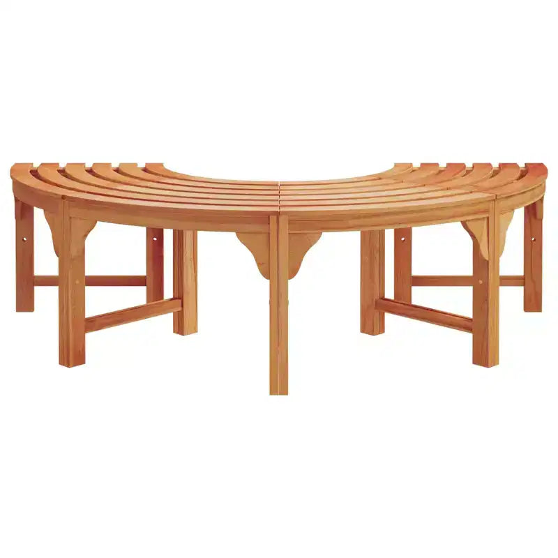 vidaXL Banc d'arbre 2 pcs Naturel 160 x 80 x 45 cm Bois d'eucalyptus massif