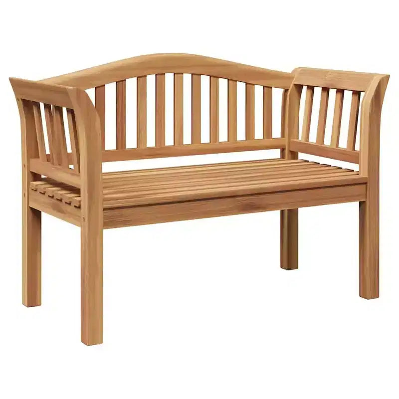 vidaXL Bench Brown 47.24 x 21.06 x 33.46 in Solid Teak wood