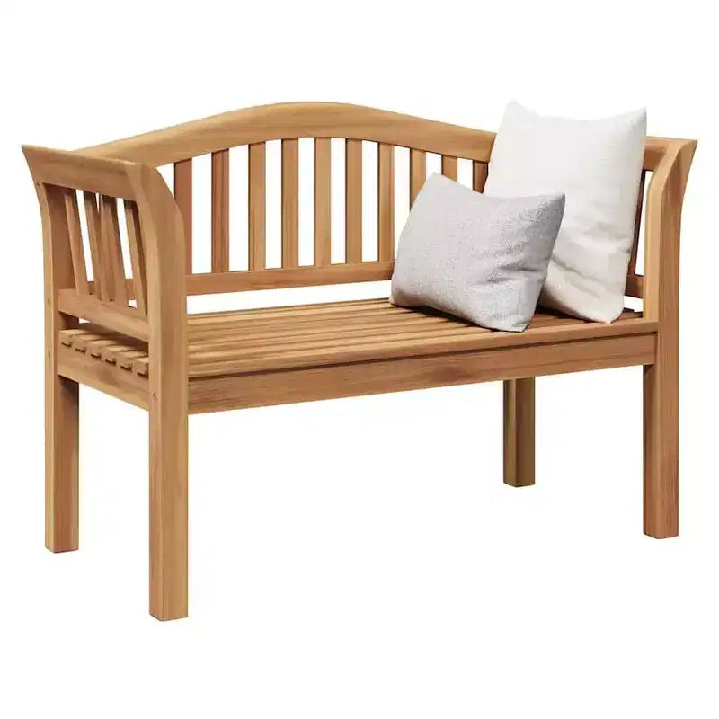 vidaXL Banc marron 120 x 53,5 x 85 cm Bois de teck massif