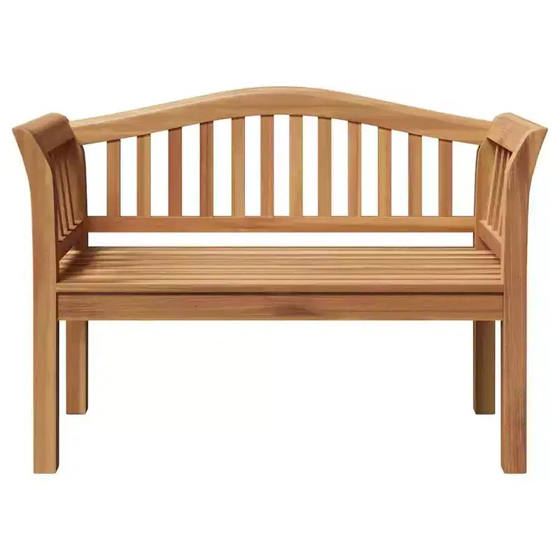 vidaXL Banc marron 120 x 53,5 x 85 cm Bois de teck massif