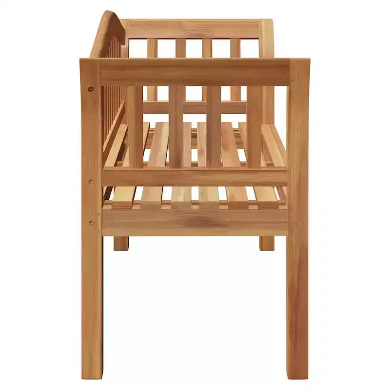 vidaXL Banc marron 120 x 53,5 x 85 cm Bois de teck massif