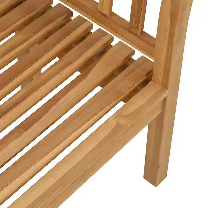 vidaXL Banc marron 120 x 53,5 x 85 cm Bois de teck massif