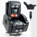Fauteuil inclinable électrique robuste pour personnes âgées avec massage et chauffage lombaire