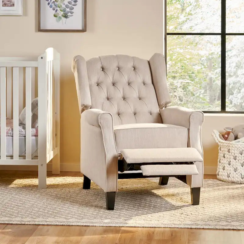 Fauteuil inclinable moderne et confortable avec dossier à oreilles