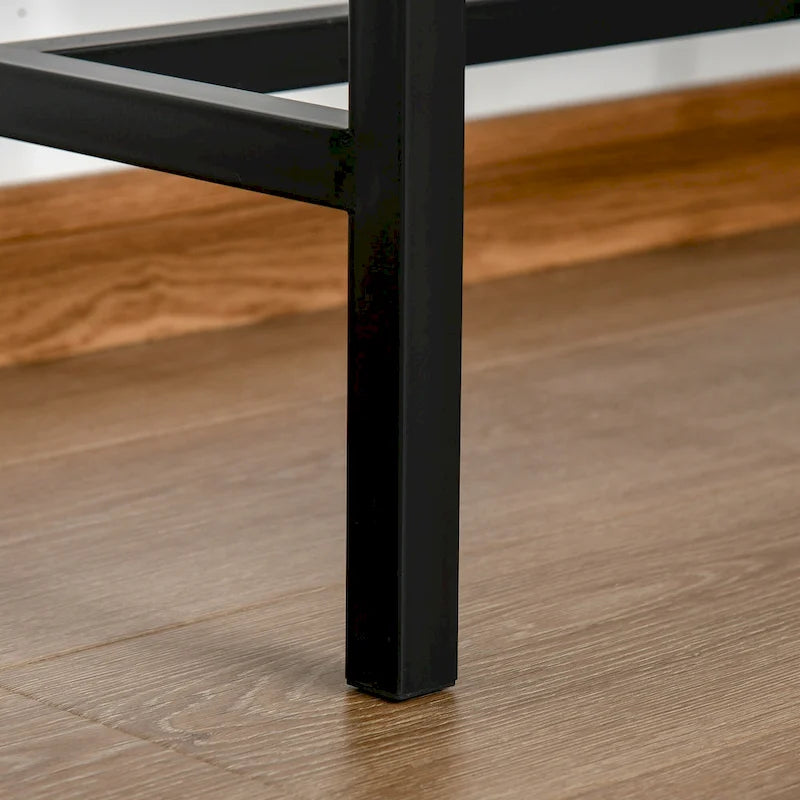 Ensemble table et 2 chaises de bar, table à manger industrielle pour 2, table de cuisine hauteur comptoir avec tabourets de bar