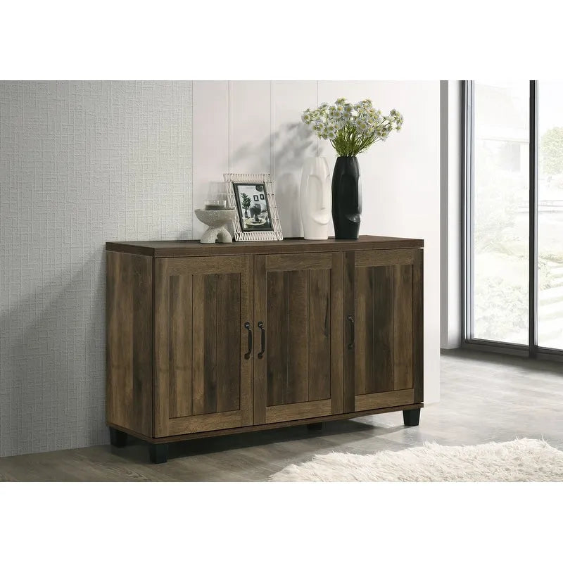 Meuble à chaussures 3 portes, style moderne, 45 W, avec 6 étagères réglables