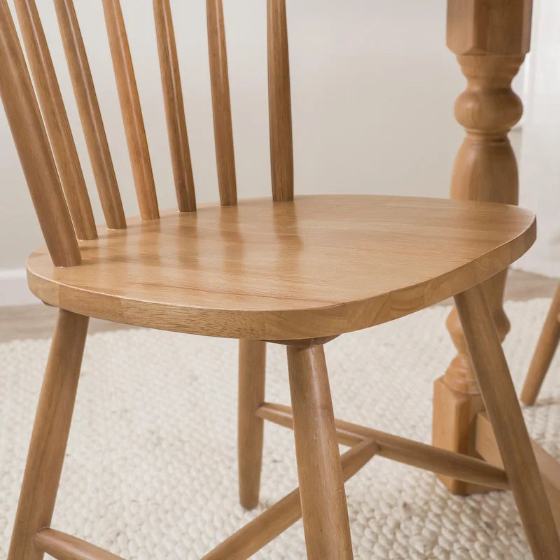 Chaises de salle à manger à dossier haut à barreaux Windsor de Bush Furniture – Lot de 2
