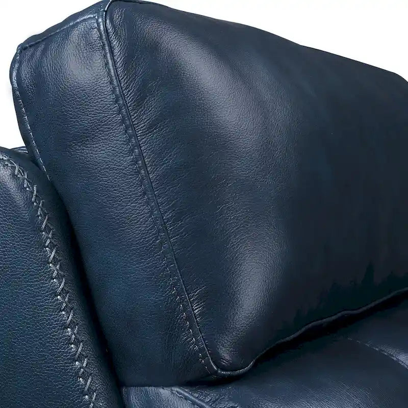 Causeuse inclinable électrique en cuir zéro gravité de 71,5 po avec appuie-tête électrique, port USB et USB-C
