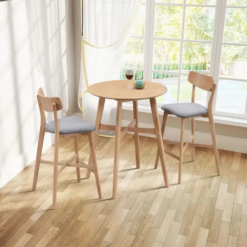 Lot de 2 tabourets de comptoir, tabourets de bar modernes avec dossier, tabourets de bar hauteur comptoir, chaises de comptoir rembourrées pour îlot de cuisine