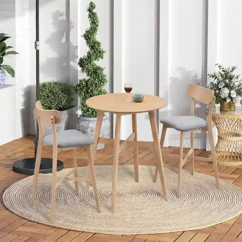 Lot de 2 tabourets de comptoir, tabourets de bar modernes avec dossier, tabourets de bar hauteur comptoir, chaises de comptoir rembourrées pour îlot de cuisine