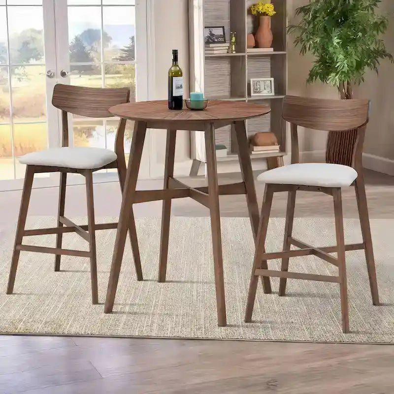 Lot de 2 tabourets de comptoir, tabourets de bar modernes avec dossier, tabourets de bar hauteur comptoir, chaises de comptoir rembourrées pour îlot de cuisine