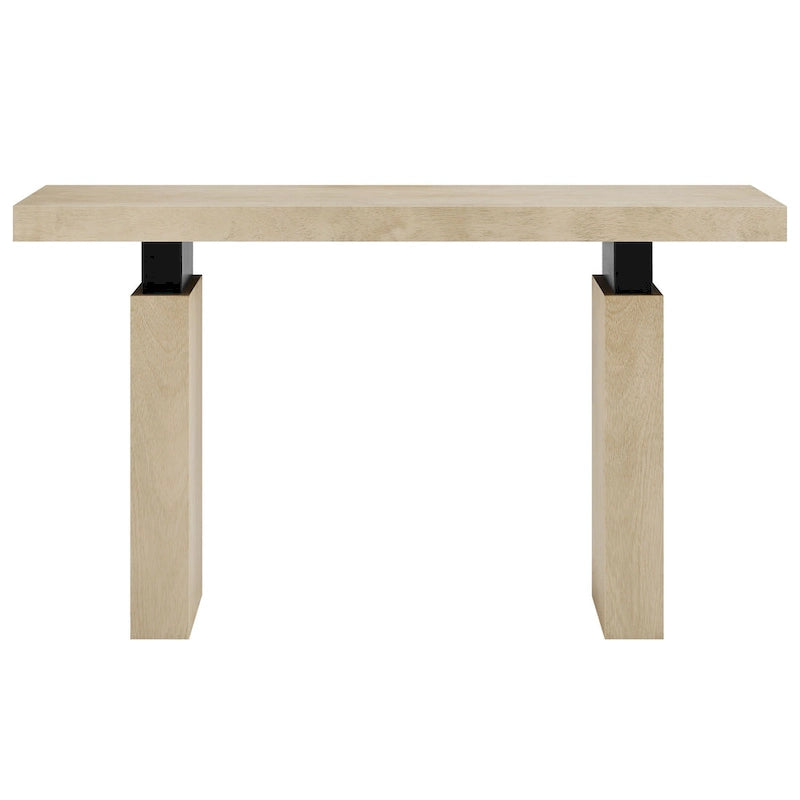 Console rectangulaire en bois Piston 52