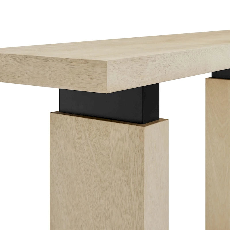 Console rectangulaire en bois Piston 52
