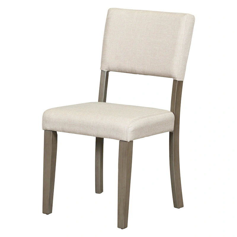 Ensemble de salle à manger rond 5 pièces rétro, ensemble de table à manger de cuisine style ferme avec pieds de table en tréteaux incurvés pour salle à manger