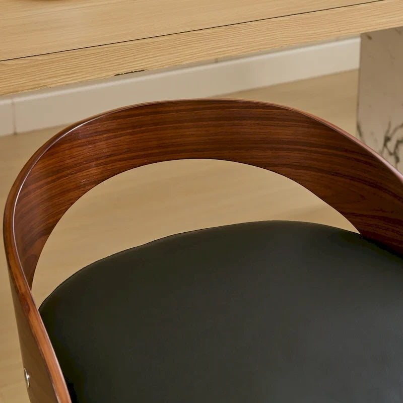 Lot de 2 tabourets de bar hauteur comptoir, chaises de salle à manger avec siège rembourré doux, tabouret de cuisine îlot avec repose-pieds et dossier bas