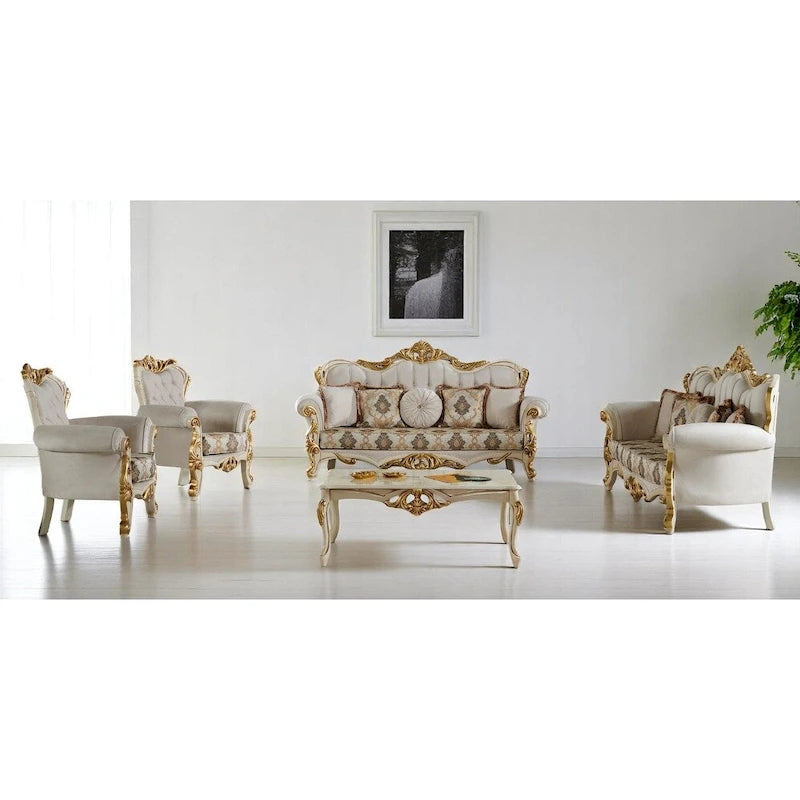Ensembles de salon 2 pièces Dorena : 2 canapés et 2 fauteuils