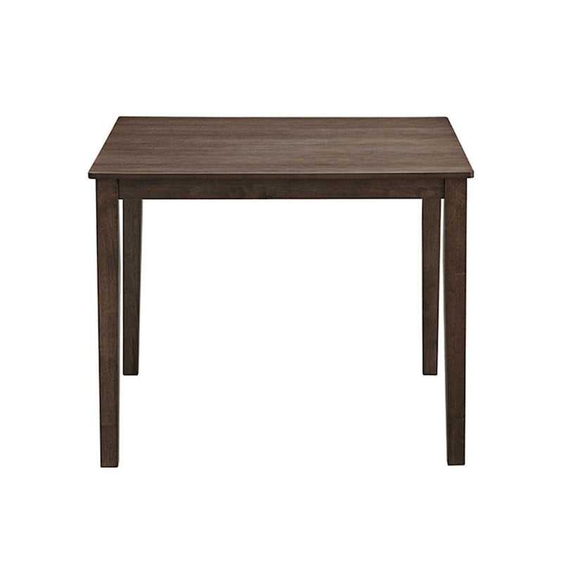 Ensemble Table et Chaises de Salle à Manger Carrée en Bois, Table à Manger Décontractée avec 4 Chaises de Salle à Manger Rembourrées pour Coin Repas de Cuisine