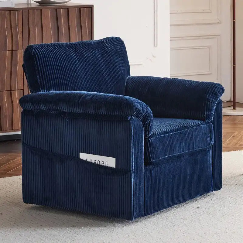 33 Fauteuils Crapaud Individuels en Velours Côtelé