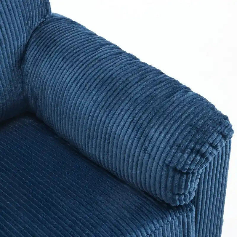 33 Fauteuils Crapaud Individuels en Velours Côtelé