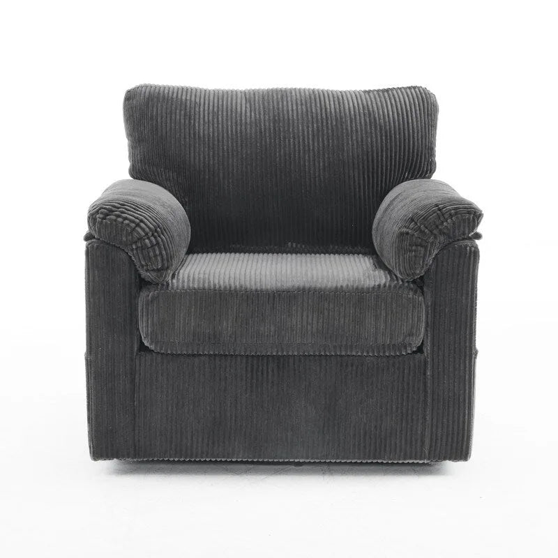 33 Fauteuils Crapaud Individuels en Velours Côtelé