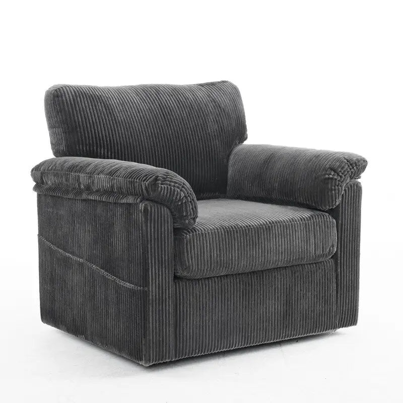 33 Fauteuils Crapaud Individuels en Velours Côtelé
