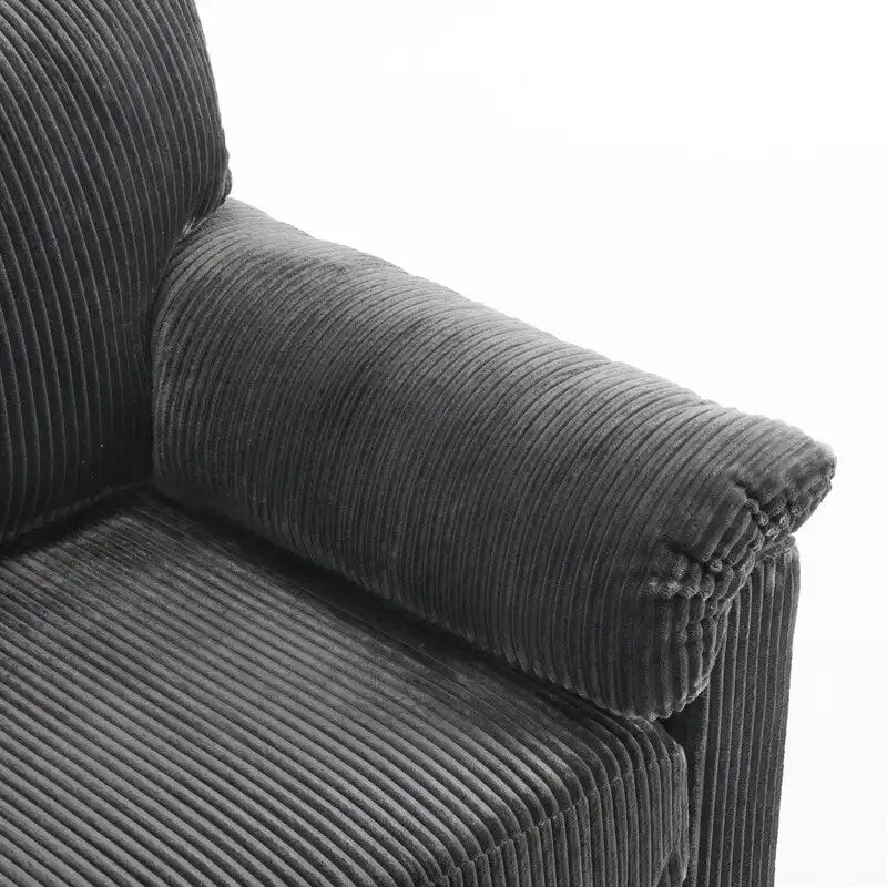 33 Fauteuils Crapaud Individuels en Velours Côtelé
