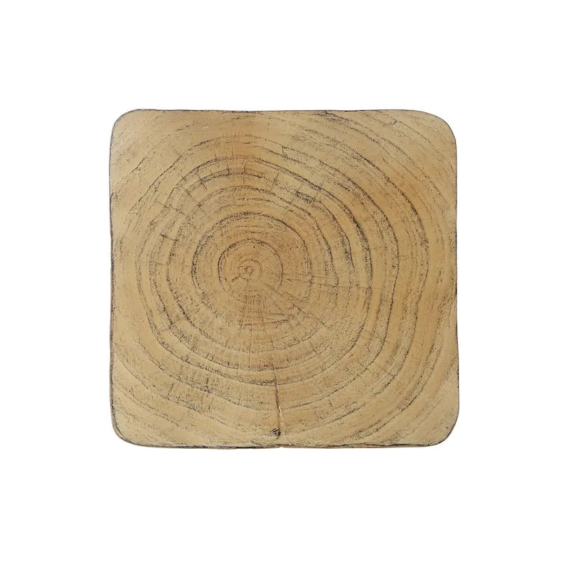 Table d'appoint MGO Twist Shape, aspect bois