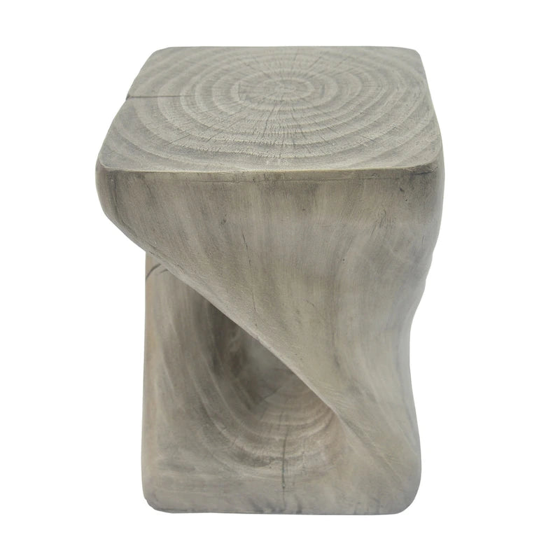 Table d'appoint MGO Twist Shape, aspect bois