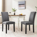 VECELO Chaises de salle à manger rembourrées Lot de 2 Chaises de salle à manger classiques rembourrées Parson, Chaises Parson modernes 37