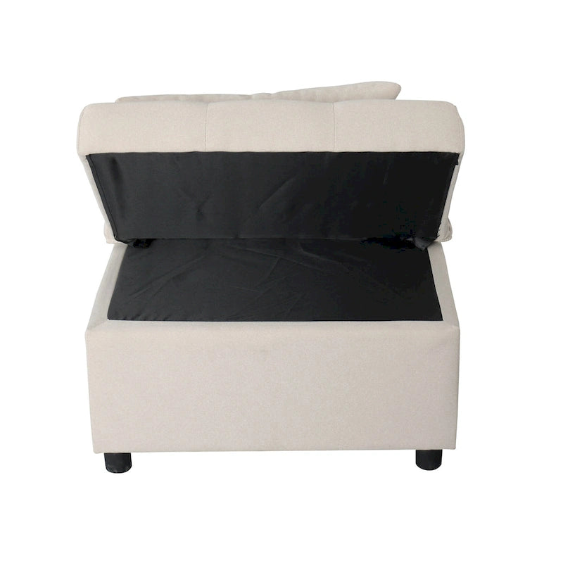Canapé-lit ottoman pliable multifonctionnel se transformant en chaise longue et en lit simple (capacité 120 kg)