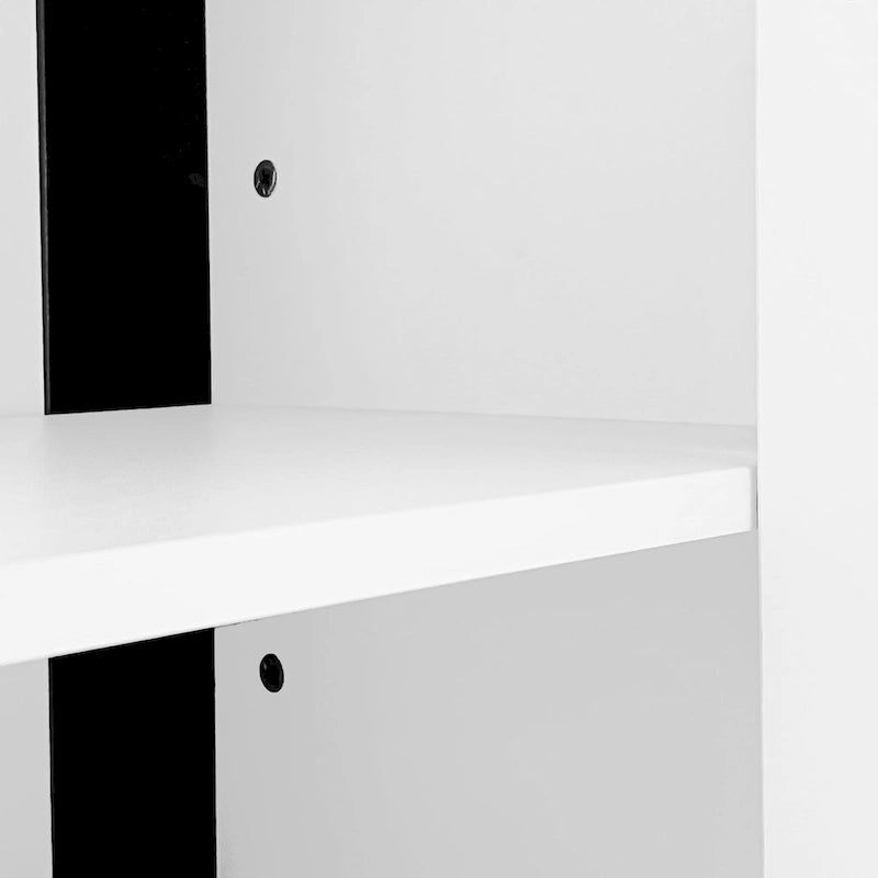 Meuble TV moderne de 68,1 po avec foyer et 2 grands placards pour téléviseurs jusqu'à 78 po