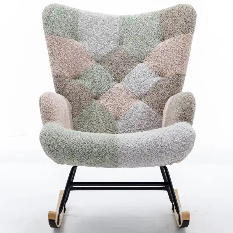 Fauteuil à bascule et planeur Multicolor Teddy 33.4