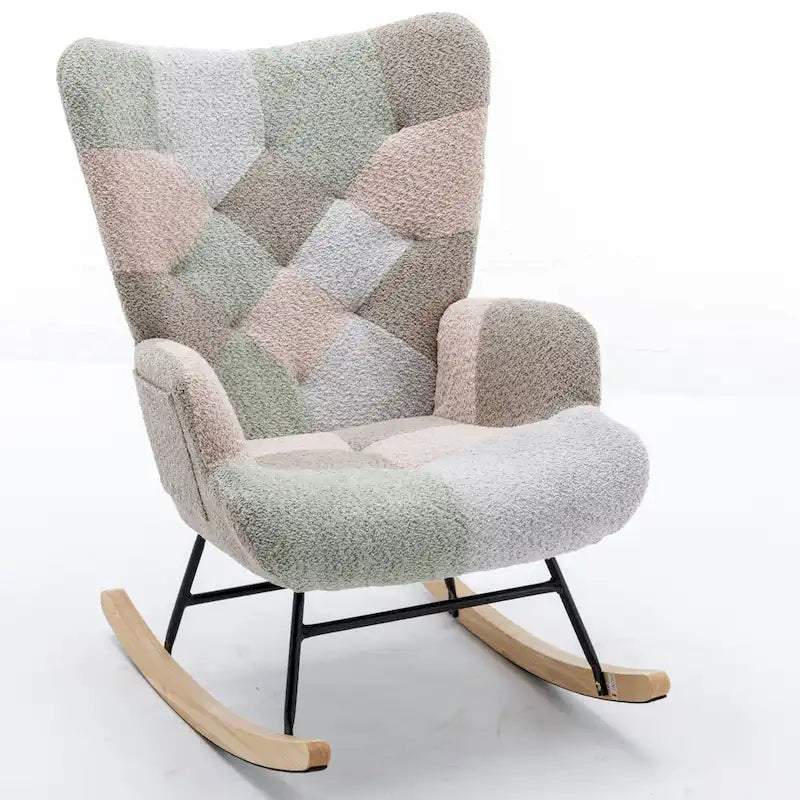 Fauteuil à bascule et planeur Multicolor Teddy 33.4