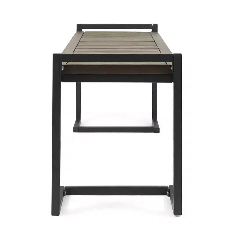 Banc Hopkins en acacia et fer - Christopher Knight Home