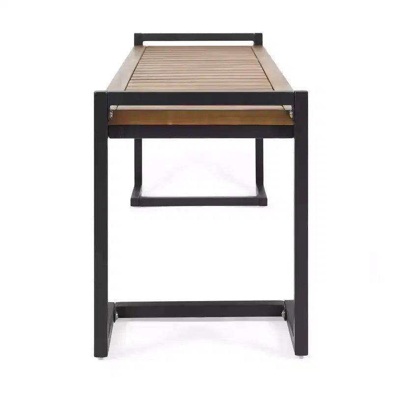 Banc Hopkins en acacia et fer - Christopher Knight Home
