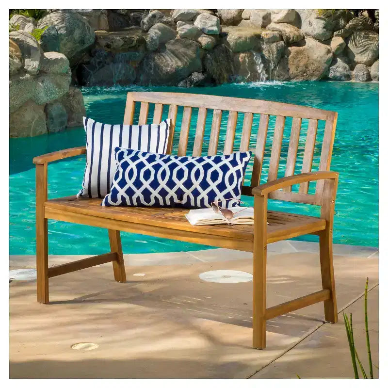 Banc en bois d'acacia Loja - Christopher Knight Home