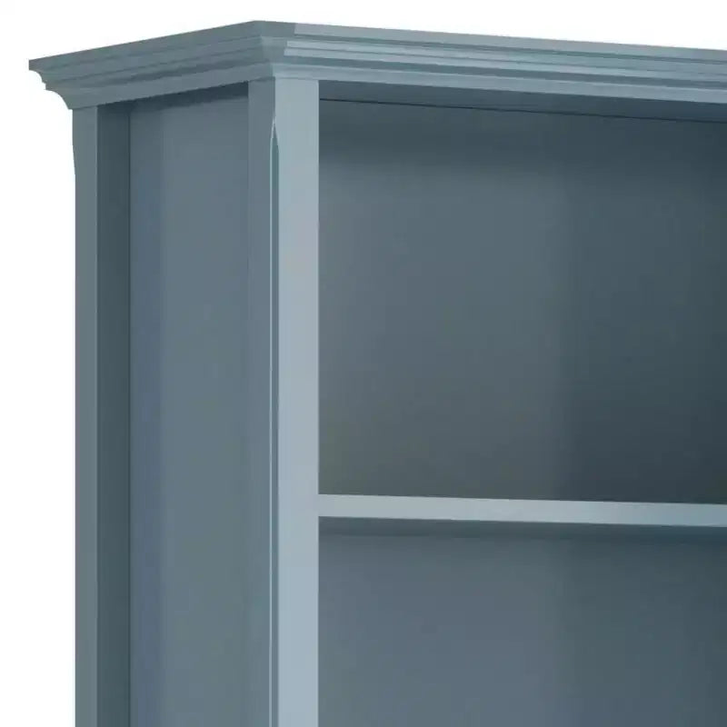 70" Five-Shelf Solid Wood Bookcase - Lacquered Pine, 4 Adjustable Shelves