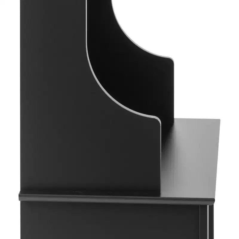 27" Narrow Hall Tree with 9 Shoe Cubbies & 3 Double Coat Hooks