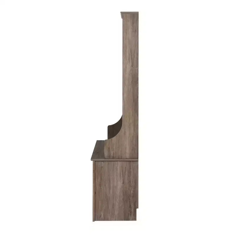 27" Narrow Hall Tree with 9 Shoe Cubbies & 3 Double Coat Hooks