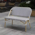 Alertis Patio Wicker Bench - miBasics