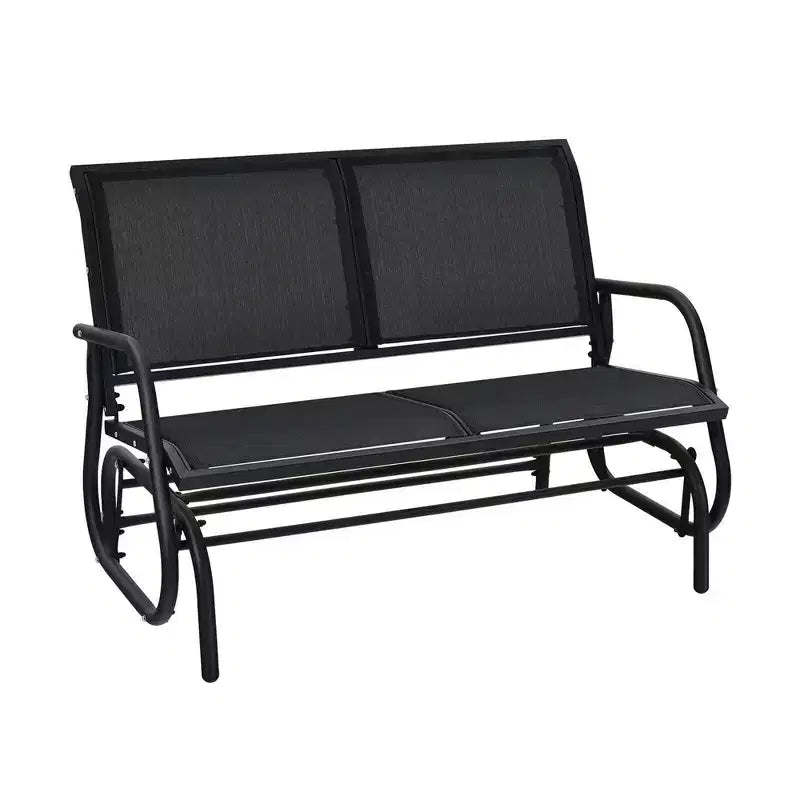 Balançoire de patio Costway, banc planeur, causeuse, chaise à bascule pour jardin et piscine.