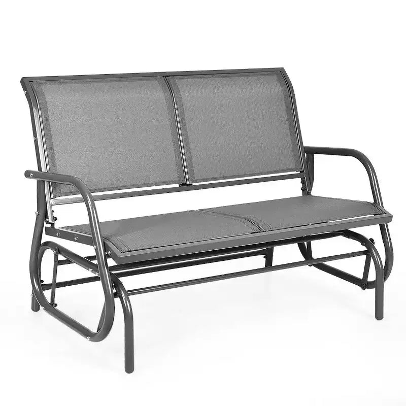 Balançoire de patio Costway, banc planeur, causeuse, chaise à bascule pour jardin et piscine.